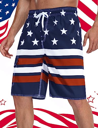 Nonwe Men's Surf Quick Dry Swim Trunks with Drawsting4