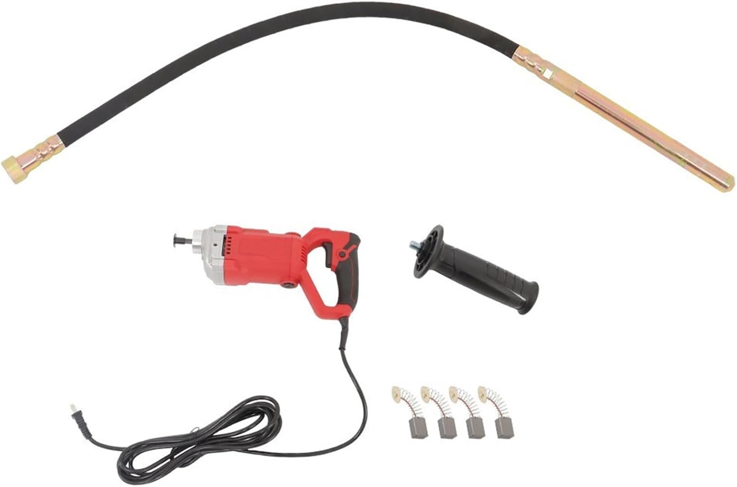 findmall Concrete Vibrator 1500W 110V 4.92Ft Long Hand Held Concrete Vibrator
