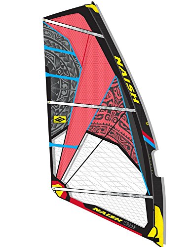 Naish Force Three - Vela da windsurf 2016-red-4,5