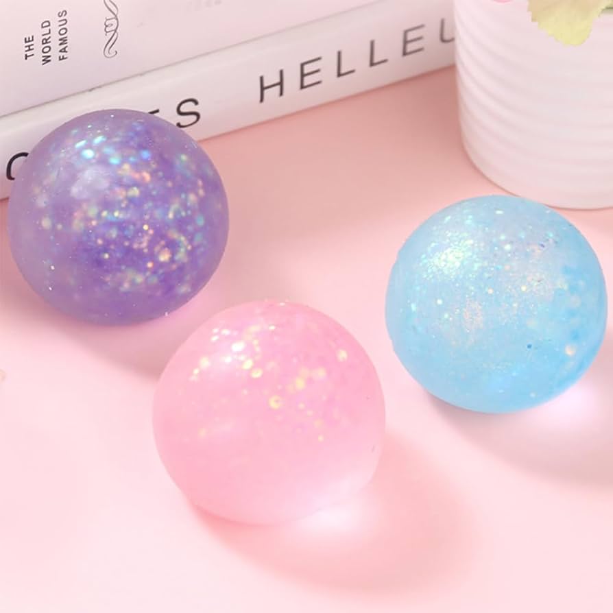 Amazon | スクイーズボール 水飴 3個 おもちゃ ストレス解消