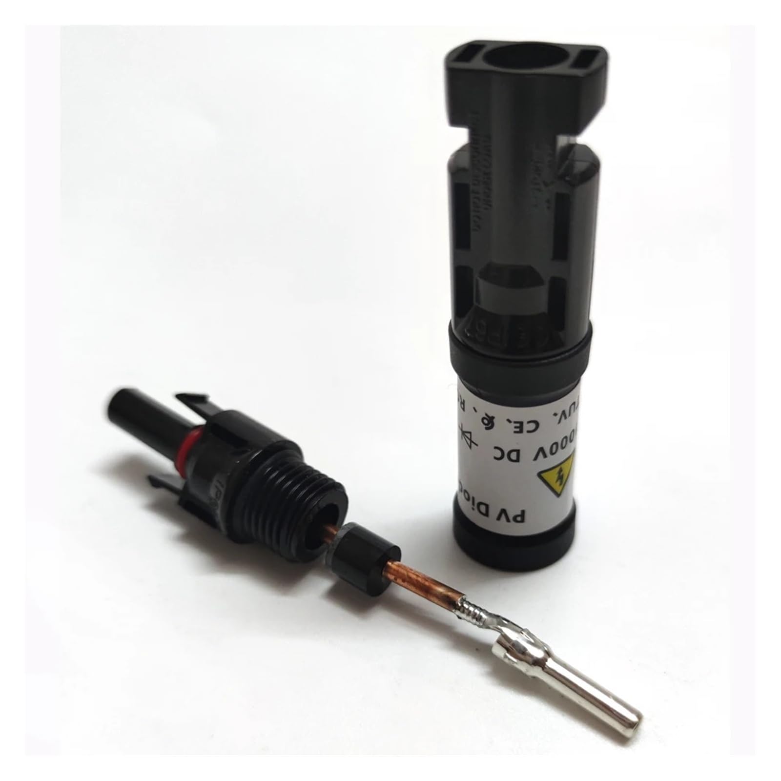 solar stecker 5PCS 1000VDC Stecker PV Stecker Kabel 10A 15A 20A 30A Blockieren Diode Teile Ersatz Solar Panel(30A Diode Connector)