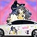 XFDMSM Store Adesivo per carrozzeria, Adesivo per Auto Anime, Adesivo Grande su Entrambi i Lati del Corpo per Anime Sailor Moon, Adesivo per Auto AntiGraffio per Auto Universale(Color:Left)
