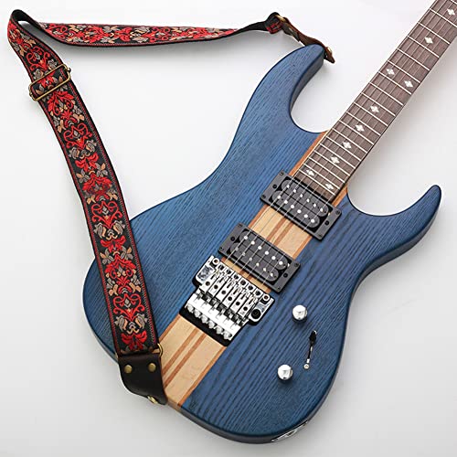 CuisinSmart Sangles de guitare à motif brodé – Longueur réglable – Pour guitare acoustique, basse, instrument de musique - Les Beatles, Paul McCartney, John Lennon, RIngo Starr, George Harrison CuisinSmart Sangles de guitare à motif brodé - Longueur réglable - Pour guitare acoustique, basse, instrument de musique – Image 3