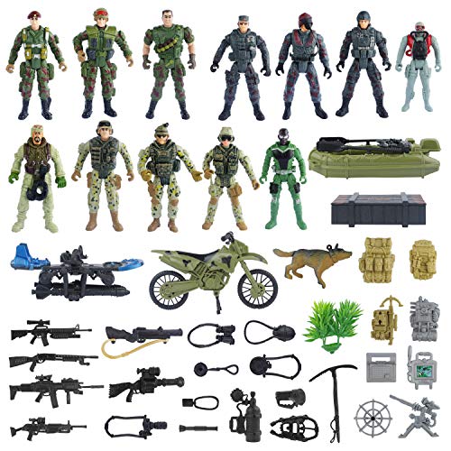 Joyin 2022 Christmas Advent Calendar With Military Army Man 24 Days Countdown Calendar With Soldier Action Figures, Weapons And Gear Accessories Toys For Boys Kids Party Favors, Classroom Prizes, Xmas Gift #TOP1