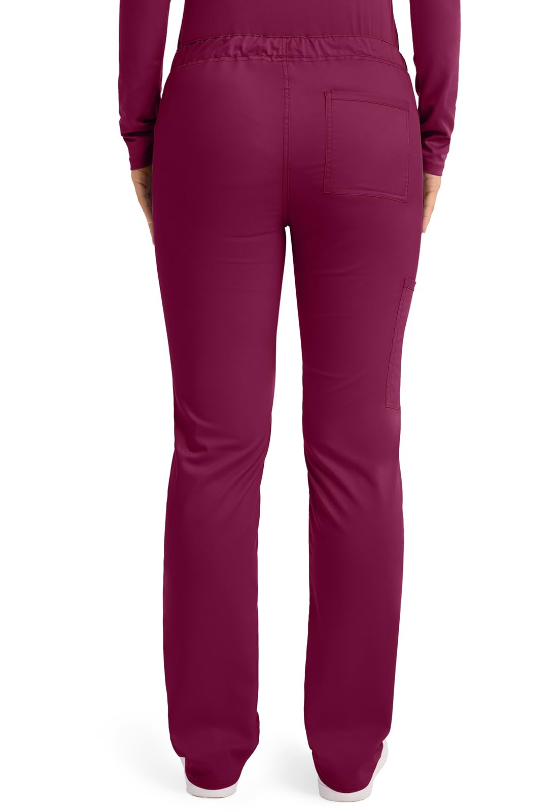 Cherokee Unisex Scrub spodnie dla mężczyzn i kobiet zwężane nogawki sznurek 4 kieszenie mundur medyczny łatwa pielęgnacja 2-kierunkowy stretch - WW020