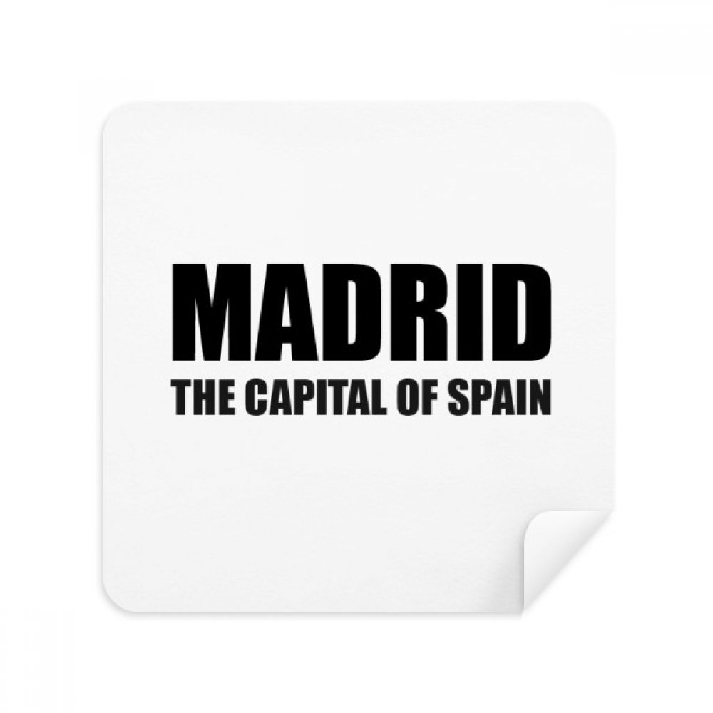 Suede tissu 2Pcs Madrid la capitale de l'Espagne pour lunettes - 3