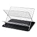 Produktbild Geschirr Ständer, Bigwinner Abtropfgestell, Abtropfständer,geschirrabtropfkorb klappbar,Geeignet für die Küche(16.9inch x 12.5inch x 9.8inch)