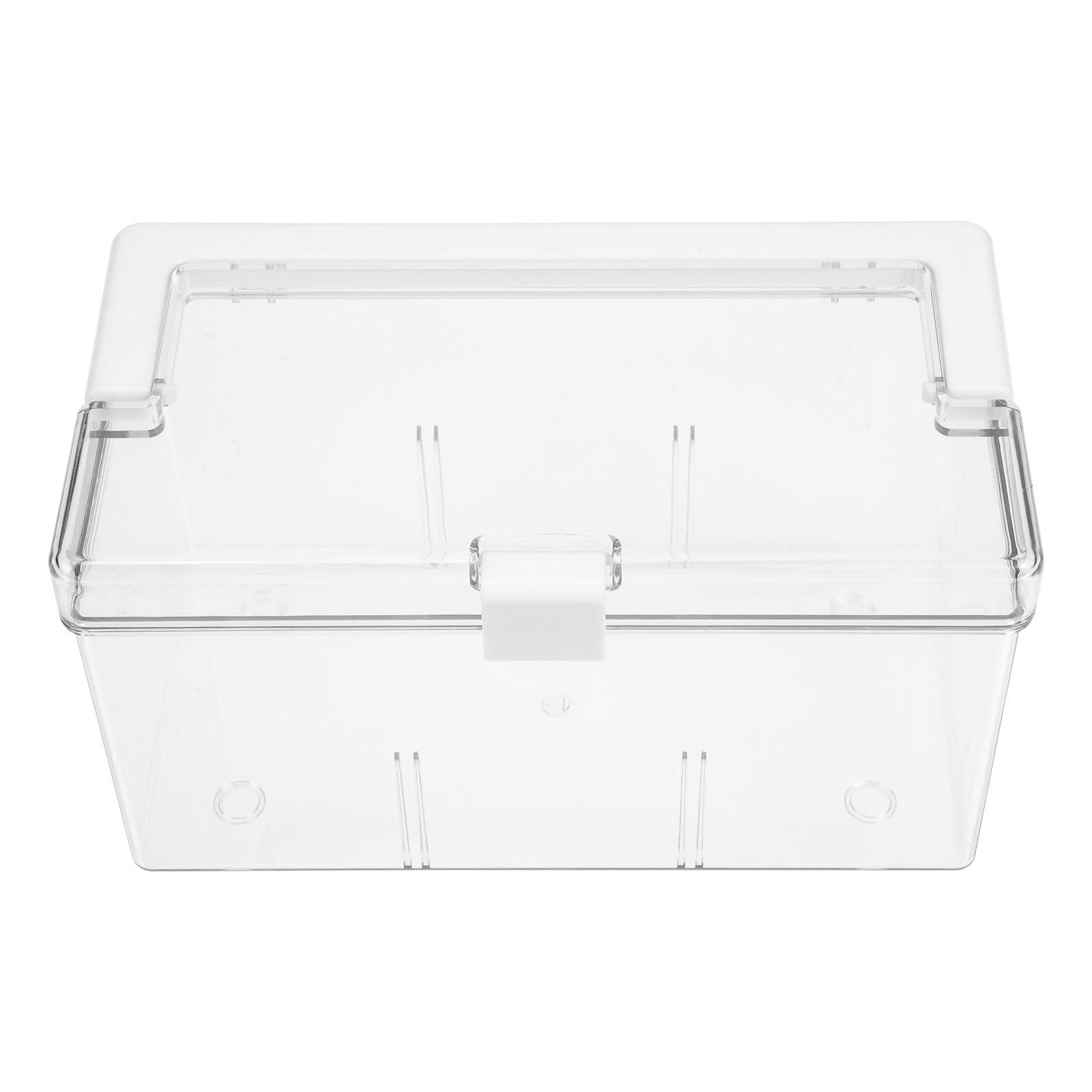 Scatola Porta Medicinali Trasparente Con Maniglia Organizer Portatile Per Pronto Soccorso Per Casa Ufficio e Viaggi Design Leggero e Spazioso
