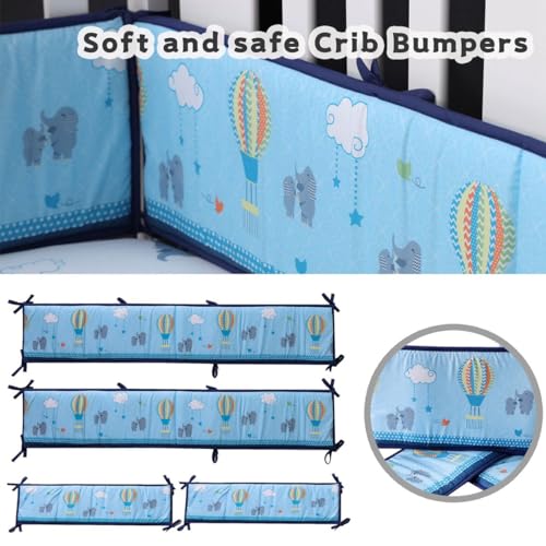4-in-1 Breathable Padding for Sides, Anti-Collision Soft Padding Soft Crash Pad Protector (Little Bailey) - Thumbnail 2