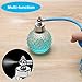 Coolrunner Crystal Art Vintage Style Refillable Perfume Atomizer Long Spray Bottle 100ml (Blue)