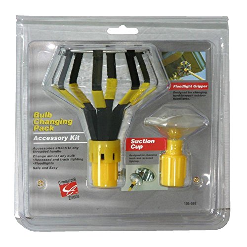 Bayco Light Bulb Changer Adapter Set for Flood and Recessed Bulbs (2-Pack)