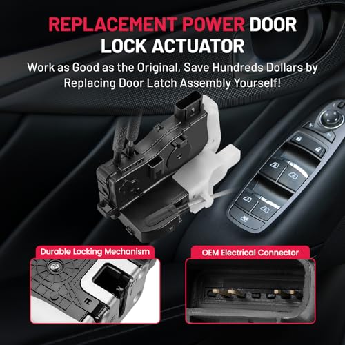 Image of SYERAL Rear Left Driver Side Door Lock Latch Actuator Compatible with Hyundai Tucson 2010-2017 Replaces 81410-2S000 814102S000