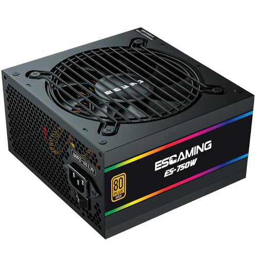 Fuente de alimentación ATX 750W 80 Plus Gold no modular