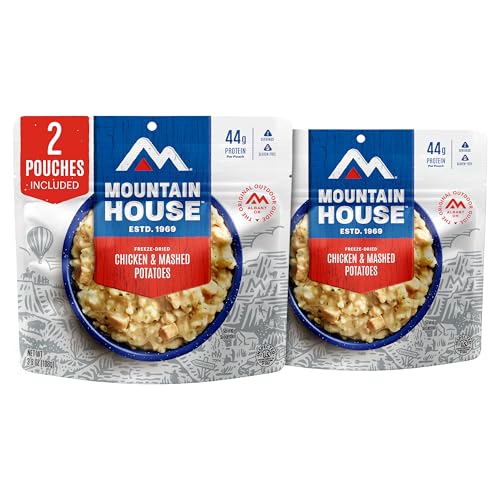 Image of Mountain House Freeze-Dried Dinner Entree | Backpacking Meals for Camping and Hiking, 4 Servings, 30-Year Shelf-Life, 2-Pack