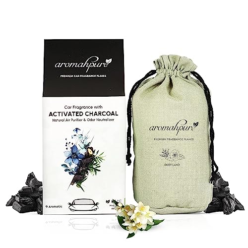 Aromahpure Premium Home Perfume Flakes with Activated Charcoal | Air Purifier with Fresh Fragrances| Fairy Land - White Tea & Musk | 100 gm | Home Air Freshener| Use in Home, Kitchen, Wardrobe