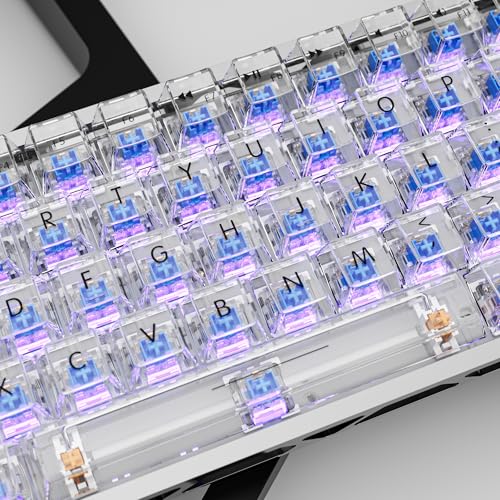 Image of Outemu 10PCS Blue Clicky Mechanical Keyboard Switches,3-Pin Hot-Swappable Pre-Lubricated Switches,Crisp Click Sound for Gaming Keyboards & 3D Print Accessories