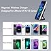 AOGUERBE Magnetic Power Bank, 10000mAh Foldable Wireless Portable Charger with USB-C Cable LED Display, for Mag-Safe Battery Pack 22.5W PD Fast Charging for iPhone 16/15/14/13/12 Pro/Pro Max/Plus/Mini