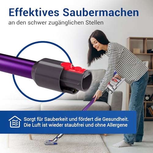 VIOKS Staubsauger Rohr Lila Stab Ersatz für Dysоn Rohr 967477-04 für V5, V7, V8, V10, V11, V15, SV10, SV11, SV12 - Dysоn Staubsauger Verlängerungsrohr