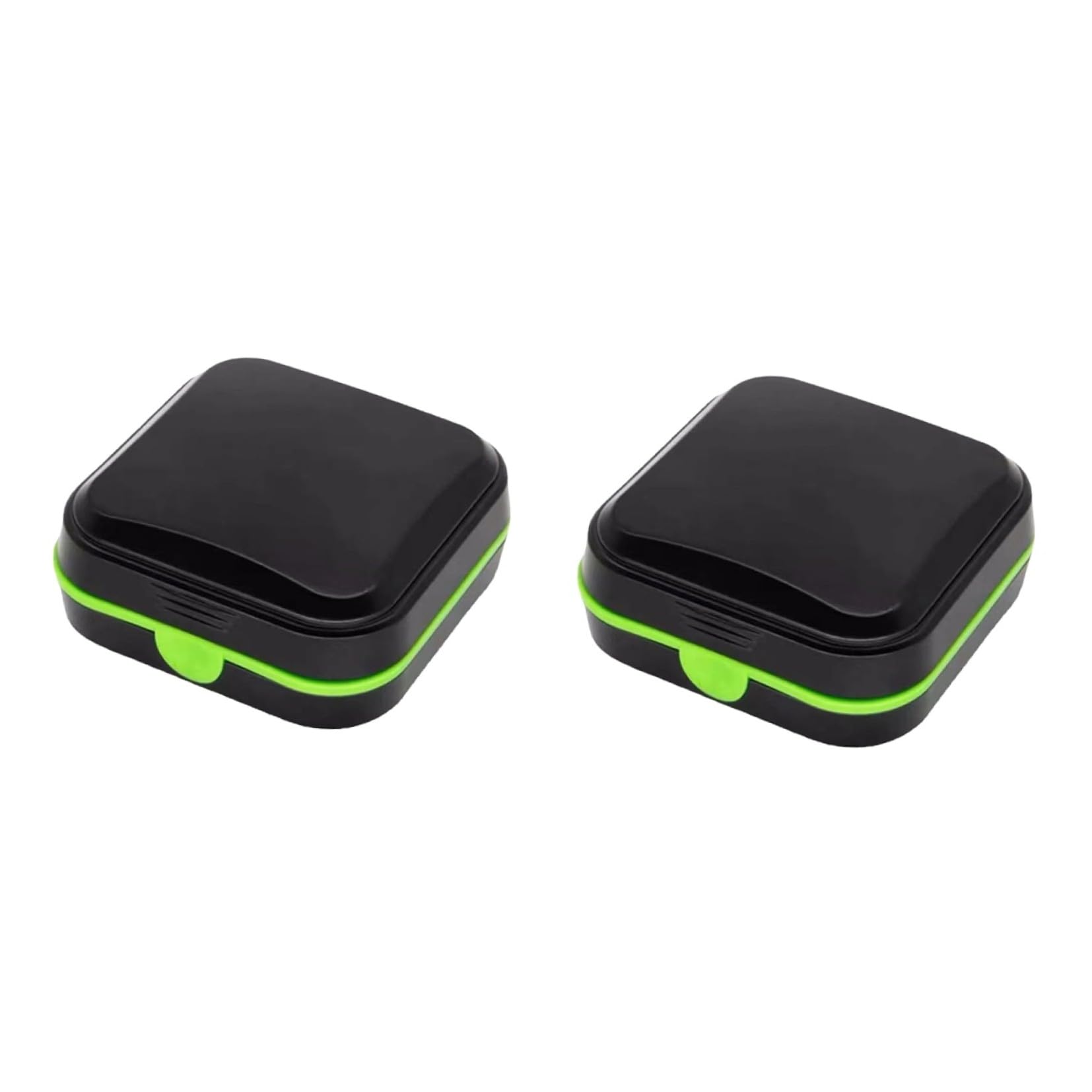 Healeved 2piezas Caja De Protección Portátil Para Ayudantes Auditivos Estuche y Para y Material Resistente y