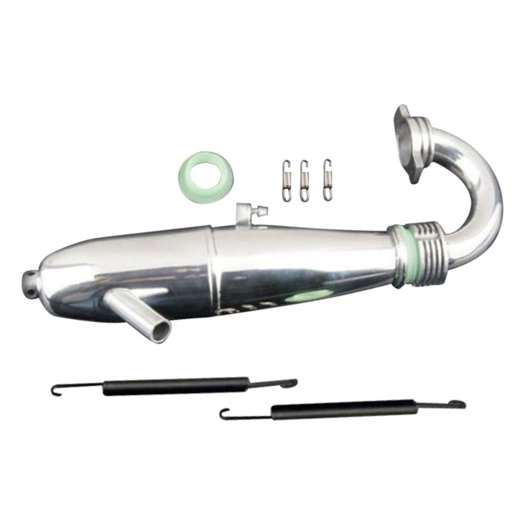 B Baosity Tuyau D'échappement De Mise à Niveau en Aluminium pour La Voiture De HSP Hobao HPI VX GO 1: 8 échelle 1/8 RC