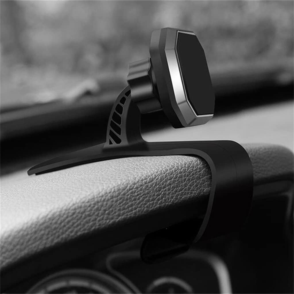 viby easy clip magnetic car phone holder dashboard car holder magnet car phone holder universal stand mount display 360 rotatable color gray size