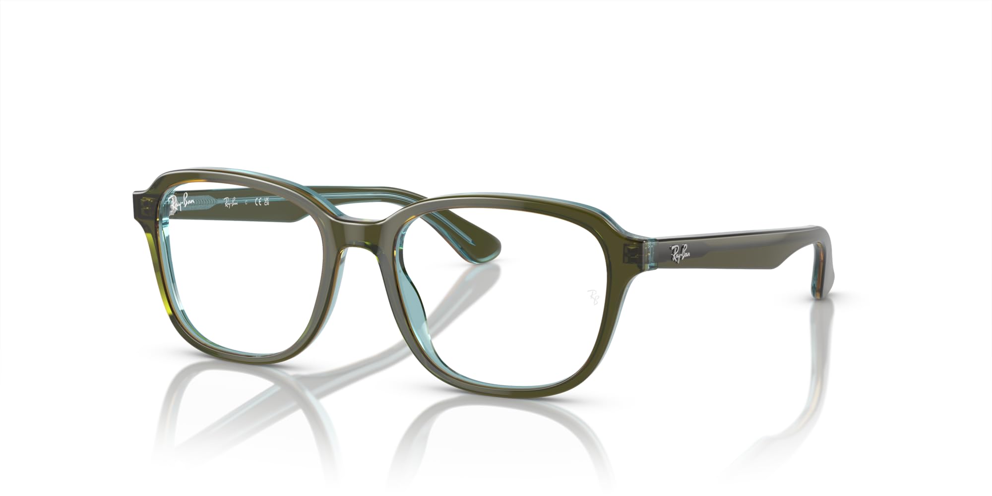 Ray-Ban Kwadratowe oprawki do okularów korekcyjnych Ry1627 dla dzieci