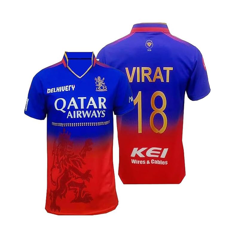 Rcb Official Jersey Virat 18 2023 Men And Kids Desertcart Seychelles