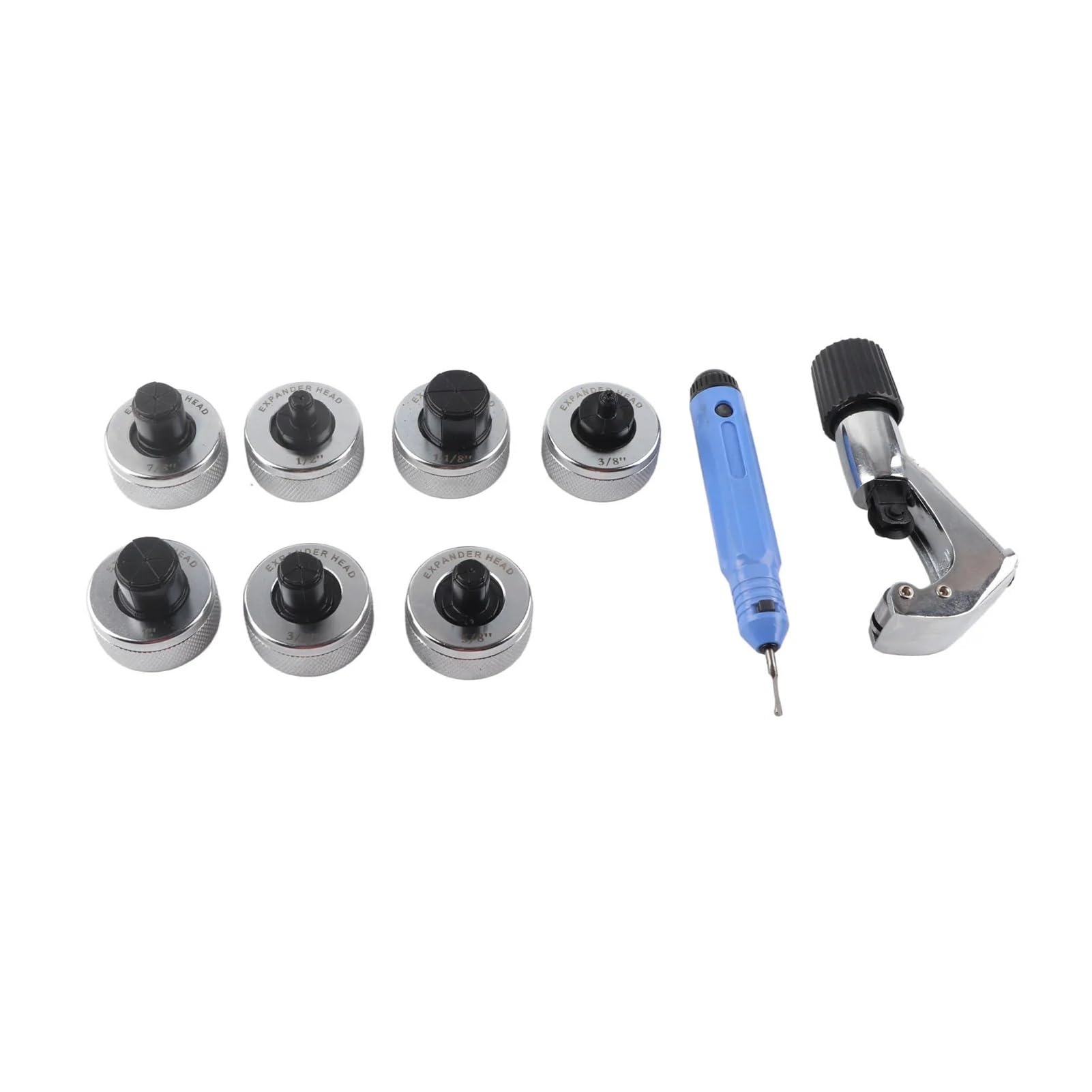 Expansor hidráulico de tubos de cobre y aluminio de varios tamaños (de 1/2 pulg. a 1 1/8 pulg.) - Kit de estiramiento de tubos CT-300A Amplia compatibilidad