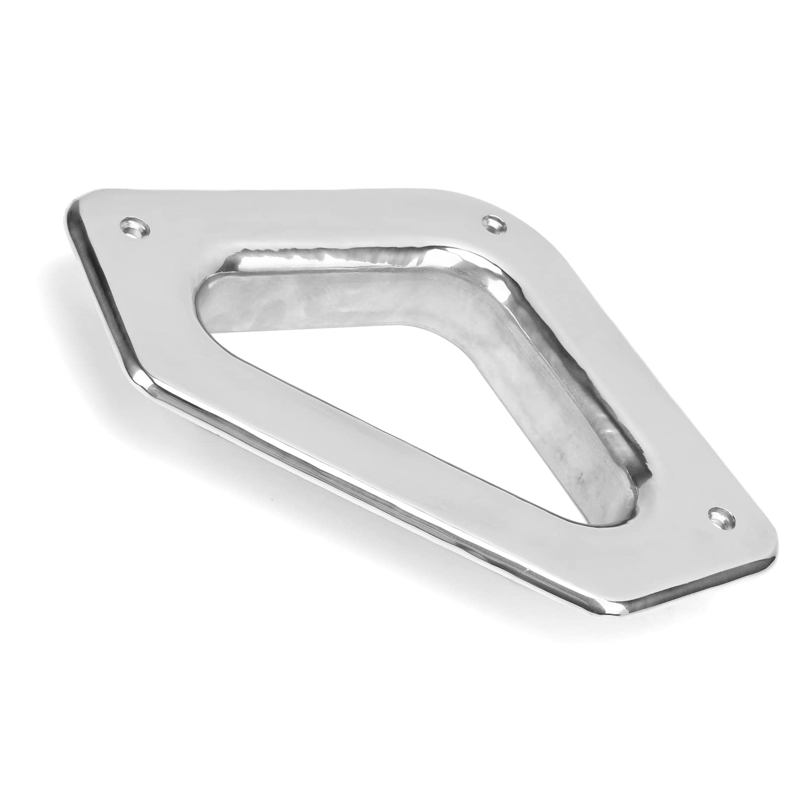 Foro per passacavo per Nave in Acciaio Inossidabile per Yacht, Accessorio Hardware per passacavo Marino, Foro di ormeggio Triangolare con Copertura Lucida, Hawse Anti-Barca per