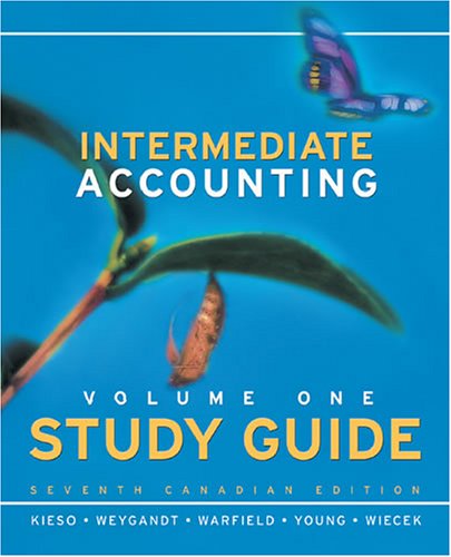 Study Guide to Accompany Intermediate Accountin... 0470834935 Book Cover
