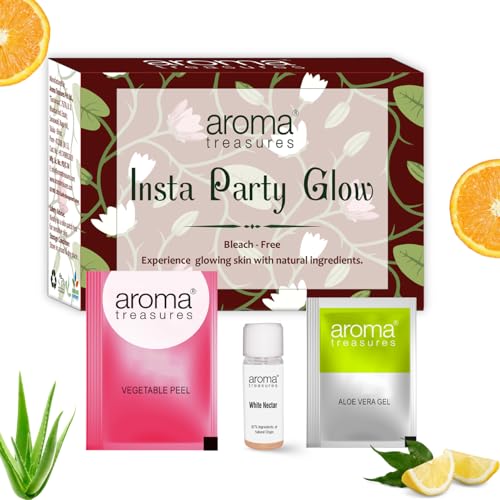 Image of Aroma treasures Insta Party Glow one time use kit for all skin type