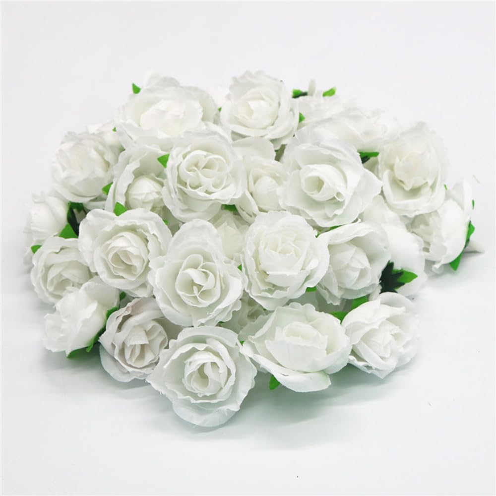 Künstliche Seidenblumen-Köpfe Großpackung – Rosen, Gänseblümchen, Mini-Blumen – Für Hochzeit, Deko & Basteln