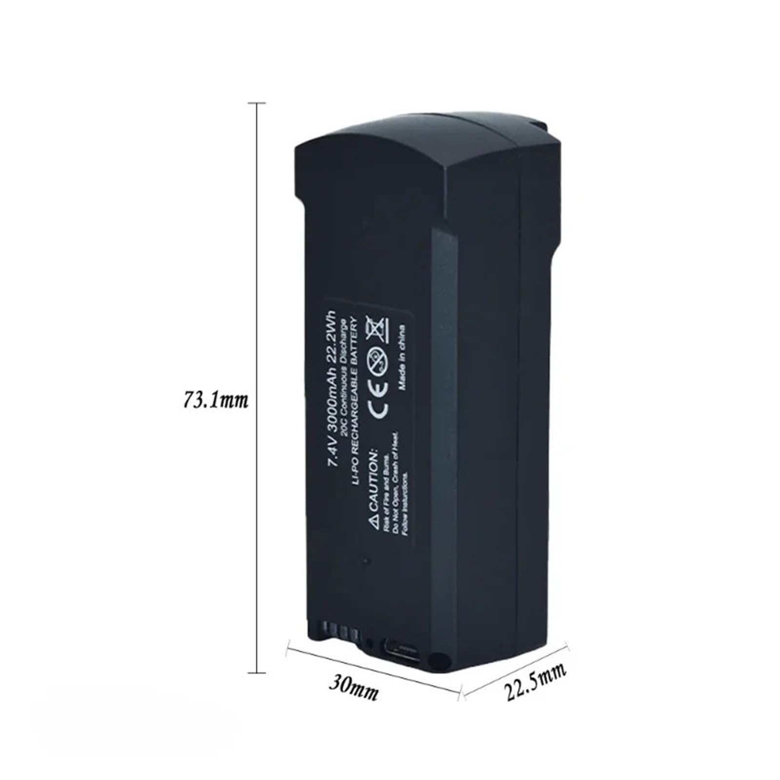 Batterie Lipo Originale V168 Pro Max 7.4V 3000mAh, Adaptée Au GPS V168 V198 8K 3.7V 2000mAh, Charge De Drone, Batterie De Secours Compatible(3.7V-2Pcs)