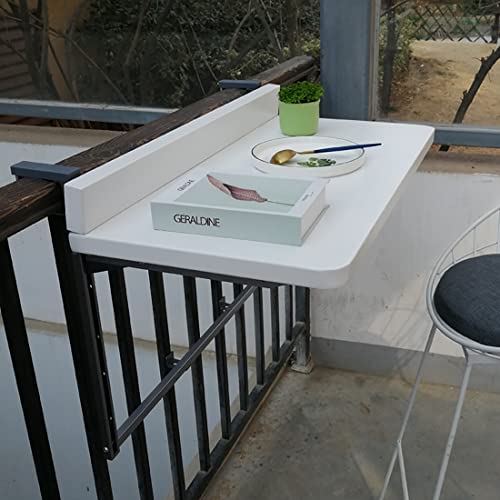Mesa para colgar en la pared exterior de balcón ajustable 120cm