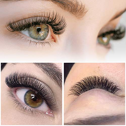 Pre Made Fan Eyelash Extensions 4D-D-0.07-13 Long Stem Pre Fanned Russian Volume Lashes 0.07 0.10 Premade Fans Eyelash Extension C D curl Lash Extension 4D-D-0.07-13 - Image 3