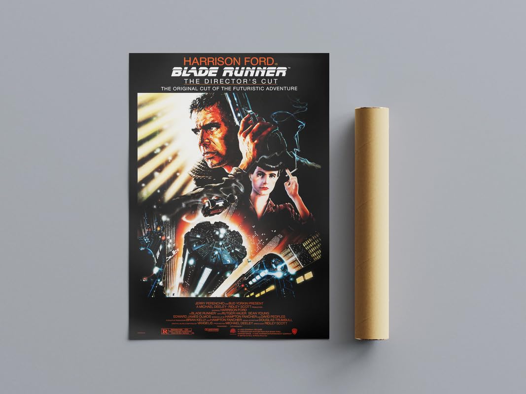 Pixie Posters Multi Colour 80S Classic Movie Posters Blade Runner Wall Art (A2 Size 42Cmx59.4cm)