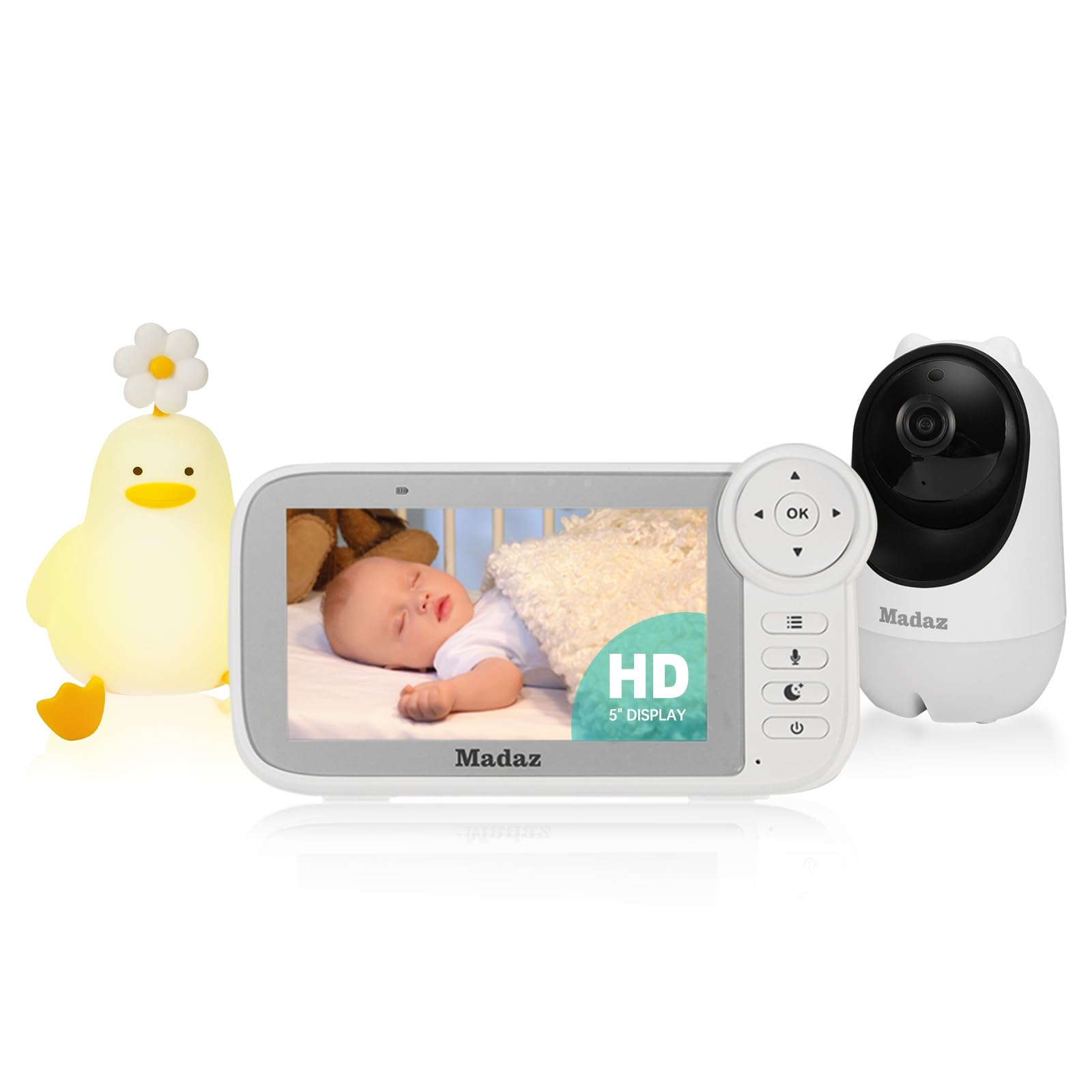Madaz Video Baby Monitor with Color Night Vision - 5
