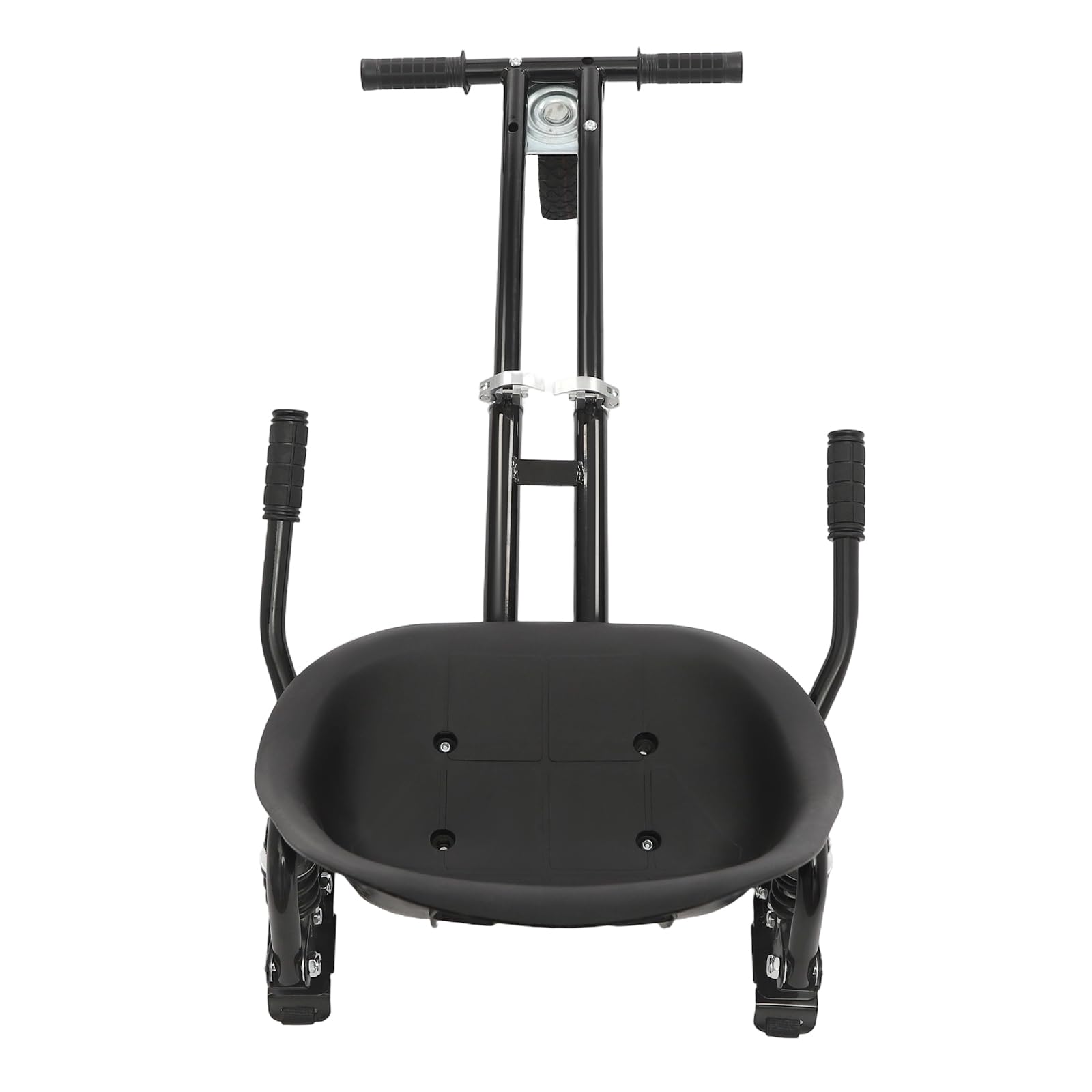 Hoverboard siedzisko do deskorolki 6,5" / 8" / 10", regulowane siedzisko do hulajnogi balansowej z 2 amortyzatorami, ergonomiczny design, do 100 kg, siedzisko hoverkart, podwójny drążek główny, kolor