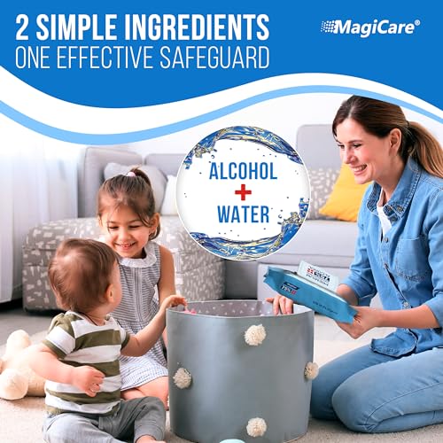 Magicare MC-WIPES-80CT-4PK 75% Alcohol Hand Sanitizing Wipes thumb #5