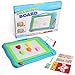Gamenote Extra Large Magnetic Drawing Board 18×13 with Stamps & Stencils & Replacement Pen - Education Doodle Toys for Kids, Colorful Erasable Magnet Writing Sketching Pad for Toddlers Learning (Blue)