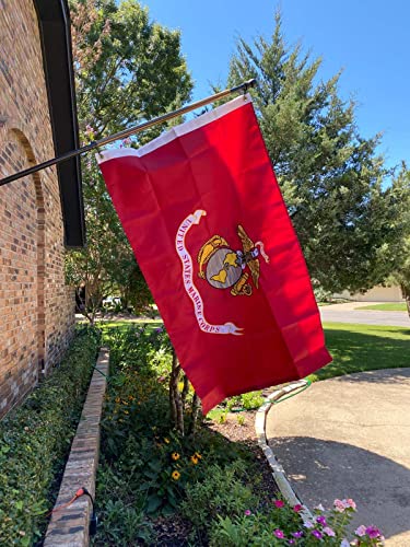 Us Marine Corps Usmc Flag 3X5 Outdoor Double Sided Heavy Duty Polyester Us Military Army Flags Long Lasting With 2 Brass Grommets #TOP5