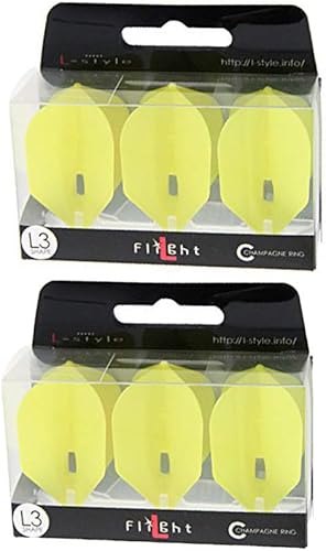 Miniatura 5 de Vuelos de dardos estilo L forma L3 PROKAMIEZ - para dardos de punta suave y punta de acero