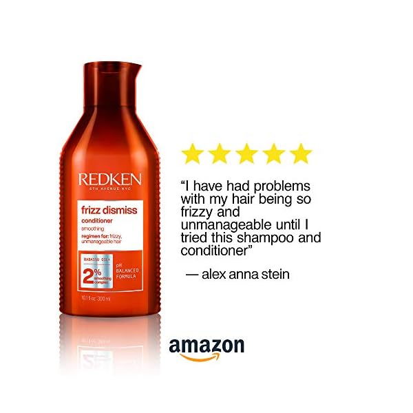 Redken Frizz Dismiss Conditioner | Weightless Frizz Control | Anti Frizz | Moisturize and Smooth | Provides Soft, Silky Hair | For Frizzy Hair | Sulfate-Free