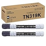 RUYY (Black,2 Pack) TN319K,A11G130 TN-319 Toner Cartridge Replacement for Konica Minolta BIZHUB C360...