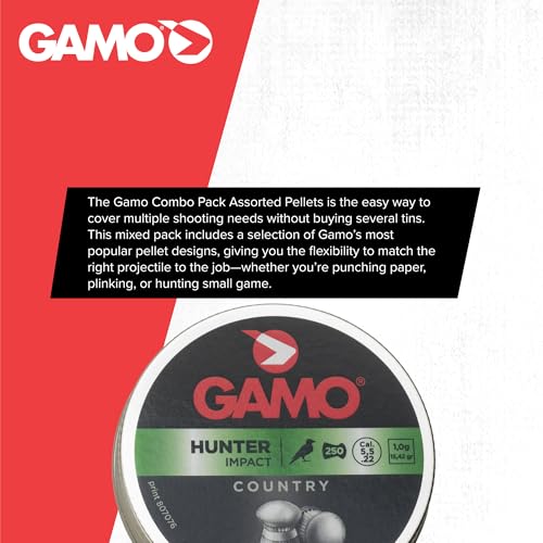 Image of Gamo Air Rifle Pellet Combo Pack .177 or .22