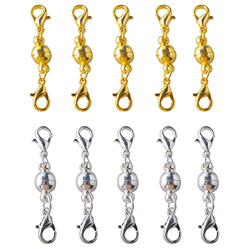 Magic Magnetic Clever Clasp Magnetic Lock With Lobster Clasp For Necklaces Bracelet Extender, Lobster Clasps For Jewelry Making #TOP13