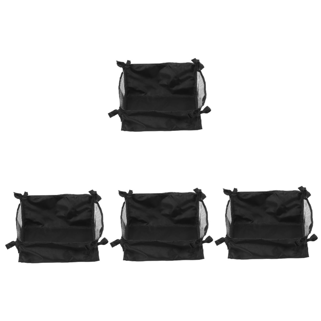 HANABASS 4 Pièces de Rangement pour Poussette Oxford Panier de Stockage pour Sous Poussette Organisateur Pratique et Portable