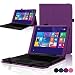 ACdream RCA Cambio W101 Case, Protective Premium PU Leather Cover Case for RCA 10.1" 2in1 Tablet 32GB Quad Core Windows 8.1/10.1 Tablet Model W101 (2015 Version), Dark Purple