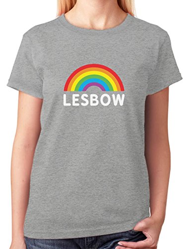Lesbow - Gay Pride Rainbow Gay Flag - Lesbian Gays Rights Women T-Shirt