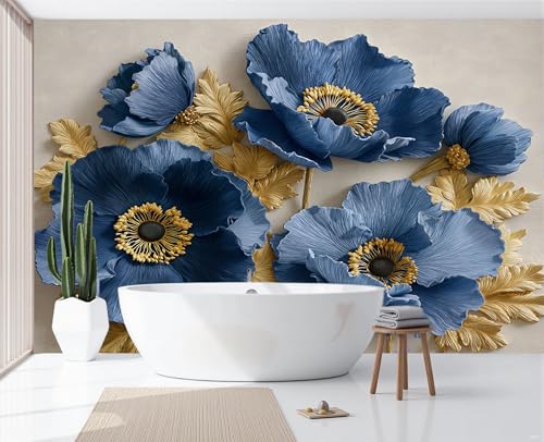 Papier peint panoramique relief texturé 3D masque défauts muraux